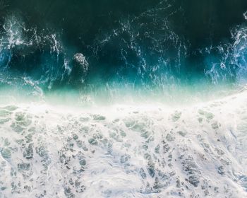 sea, sea foam, azure Wallpaper 1280x1024