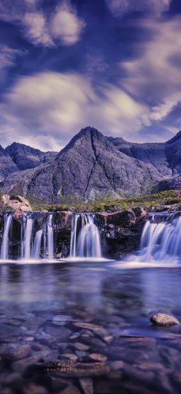 waterfall, landscape, river Wallpaper 1080x2340