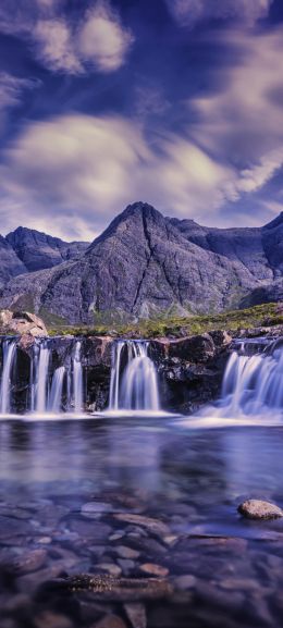 waterfall, landscape, river Wallpaper 720x1600