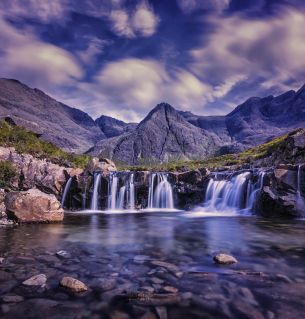 waterfall, landscape, river Wallpaper 5034x5269