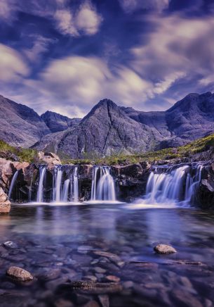 waterfall, landscape, river Wallpaper 1668x2388