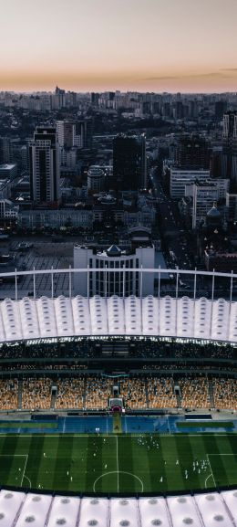 football stadium, Kiev, Ukraine Wallpaper 1080x2400