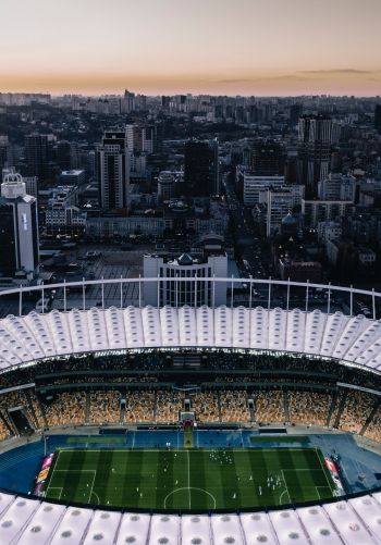 football stadium, Kiev, Ukraine Wallpaper 1668x2388
