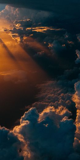 clouds, cumulus, sunlight Wallpaper 720x1440