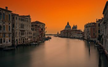 Обои 2560x1600 Венеция, вечерний город