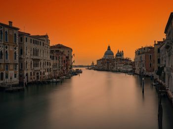 Venice, evening city Wallpaper 800x600