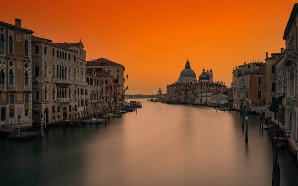 Venice, evening city Wallpaper 1920x1200