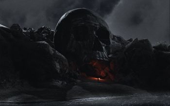 skull, night Wallpaper 2560x1600