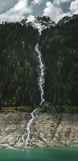 Kaunertal, Austria, lake Wallpaper 1080x2220