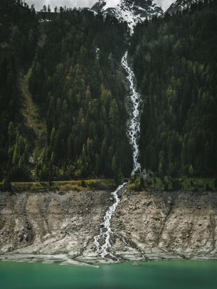 Kaunertal, Austria, lake Wallpaper 1536x2048