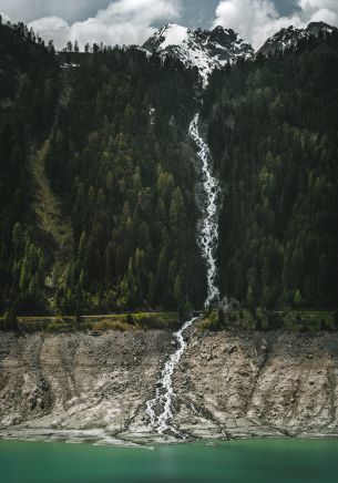 Kaunertal, Austria, lake Wallpaper 1668x2388