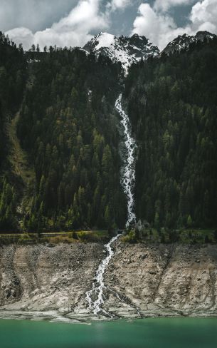 Kaunertal, Austria, lake Wallpaper 1600x2560