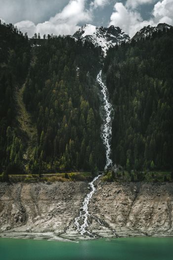 Kaunertal, Austria, lake Wallpaper 640x960