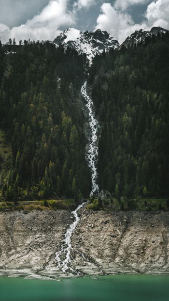 Обои 640x1136 Каунерталь, Австрия, озеро