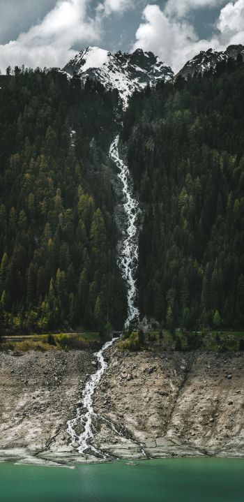 Kaunertal, Austria, lake Wallpaper 1080x2220