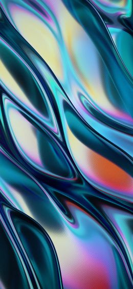 graphics, waves, bends Wallpaper 1080x2340