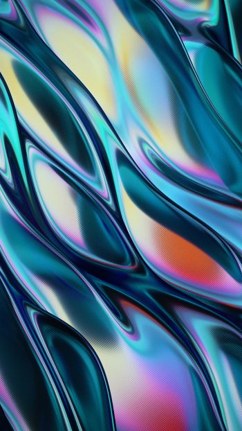 graphics, waves, bends Wallpaper 1440x2560