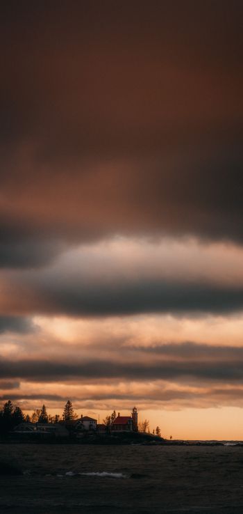 cloudy sky, nature Wallpaper 720x1520