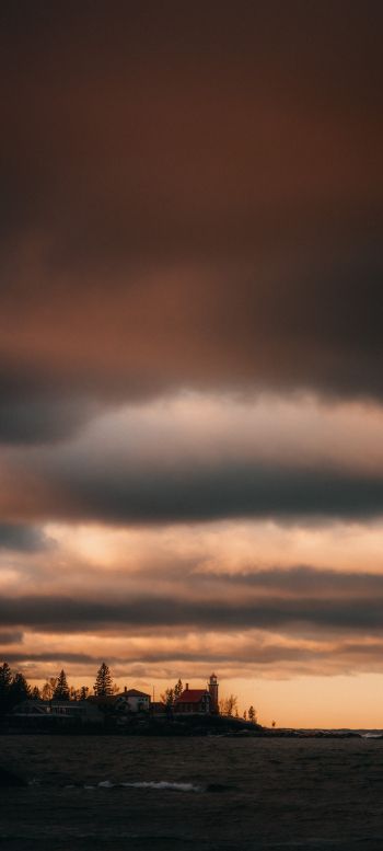 cloudy sky, nature Wallpaper 1080x2400