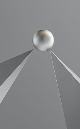 ball, 3D image Wallpaper 1200x1920