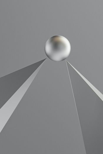 ball, 3D image Wallpaper 640x960