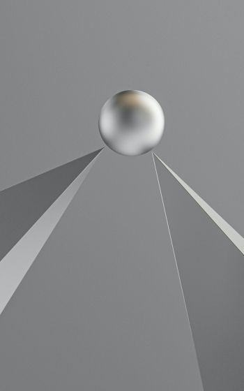 ball, 3D image Wallpaper 800x1280