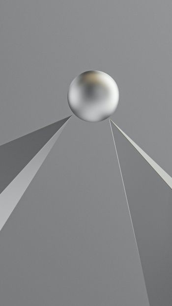 ball, 3D image Wallpaper 640x1136