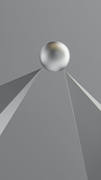 ball, 3D image Wallpaper 750x1334