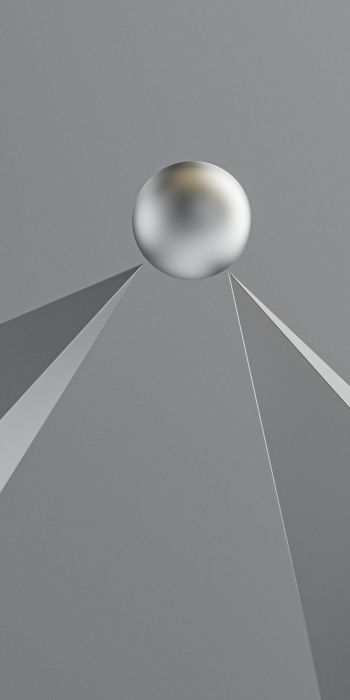 ball, 3D image Wallpaper 720x1440