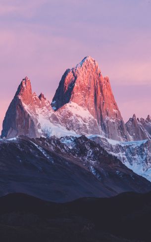 mountains, mountain peaks Wallpaper 1600x2560