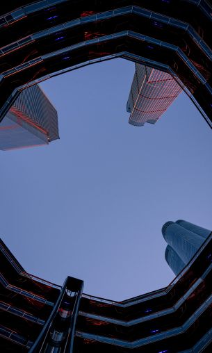 Tower, skyscrapers, sky Wallpaper 1200x2000