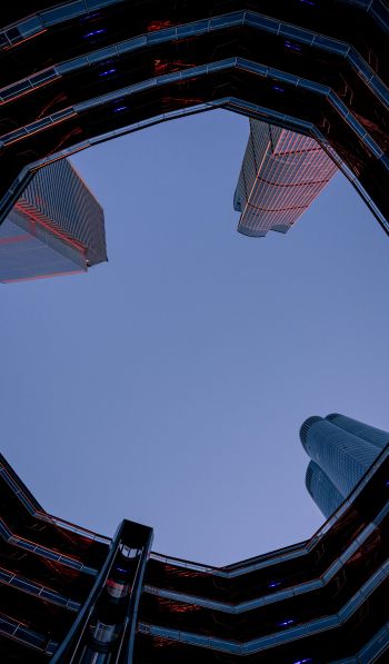 Tower, skyscrapers, sky Wallpaper 600x1024