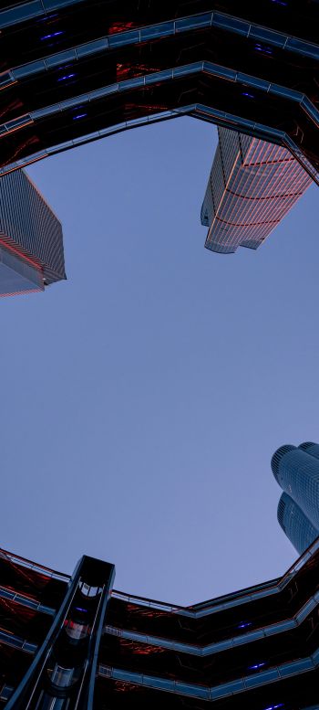 Tower, skyscrapers, sky Wallpaper 1080x2400