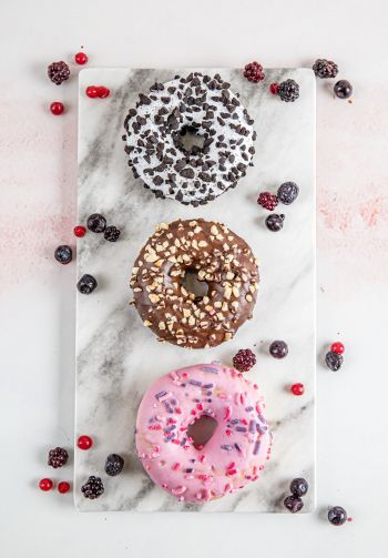 donuts, food, dessert Wallpaper 1640x2360