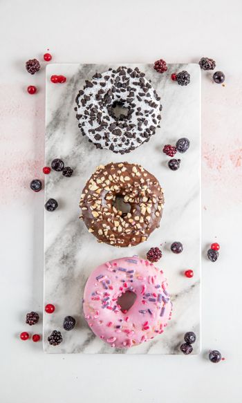 donuts, food, dessert Wallpaper 1200x2000