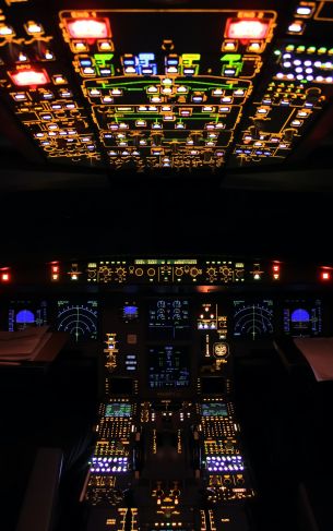 aircraft cabin, aircraft, aviation Wallpaper 1752x2800