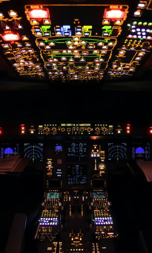 aircraft cabin, aircraft, aviation Wallpaper 1200x2000