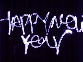 New Year, neon, long exposure Wallpaper 1024x768