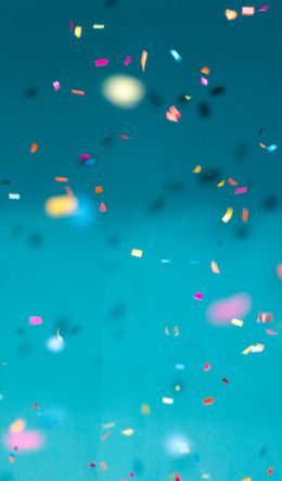 sequins, holiday, blue background Wallpaper 600x1024