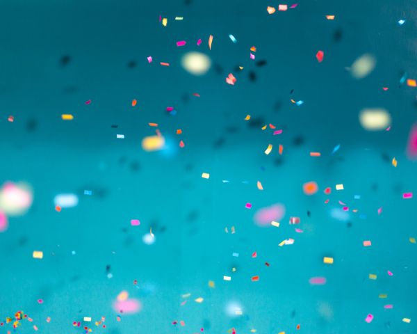 sequins, holiday, blue background Wallpaper 1280x1024