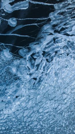 ice, crack Wallpaper 640x1136