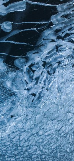 ice, crack Wallpaper 828x1792