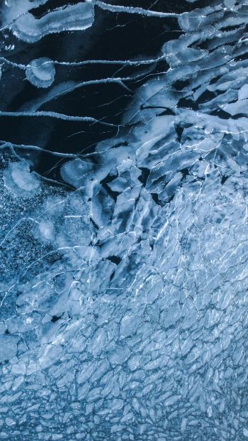 ice, crack Wallpaper 640x1136