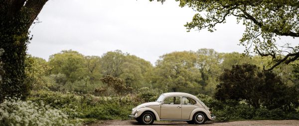 car, tree Wallpaper 2560x1080