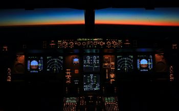 aircraft cockpit, aircraft, dashboard Wallpaper 2560x1600