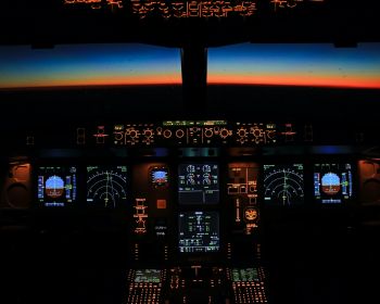 aircraft cockpit, aircraft, dashboard Wallpaper 1280x1024