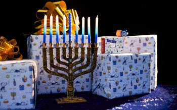 Hanukkah, holiday, candles Wallpaper 1920x1200