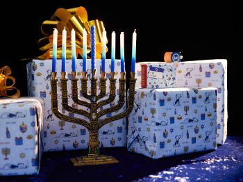 Hanukkah, holiday, candles Wallpaper 1024x768