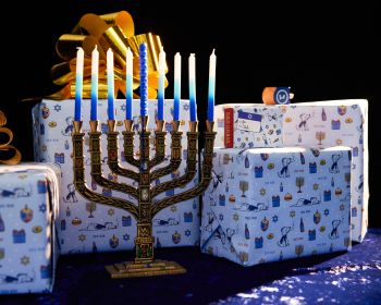 Hanukkah, holiday, candles Wallpaper 1280x1024