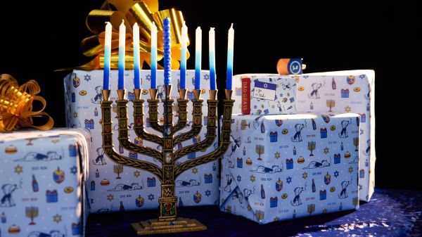 Hanukkah, holiday, candles Wallpaper 1600x900